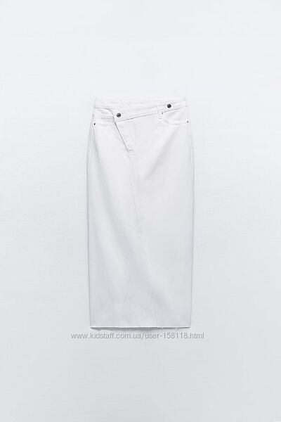 Крута біла джинсова спідниця Zara - М та Л