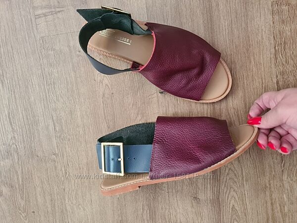 Круті шкіряні босоніжки, сандалі Asos - 39 розмір