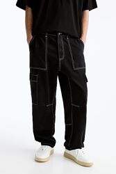 Круті джинси карго Pull&Bear cargo style  - р-р 34