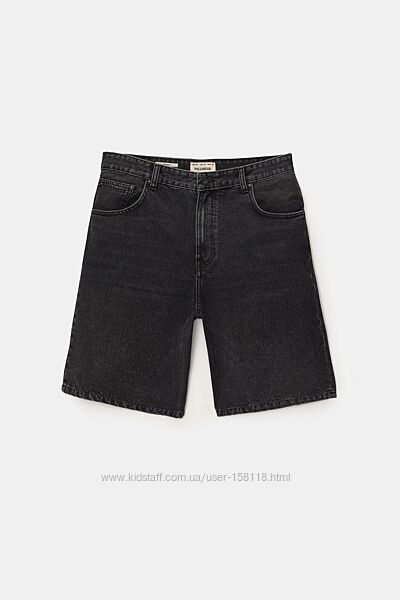 Круті чоловічі джинсові шорти Pull&Bear baggy - 31, 32