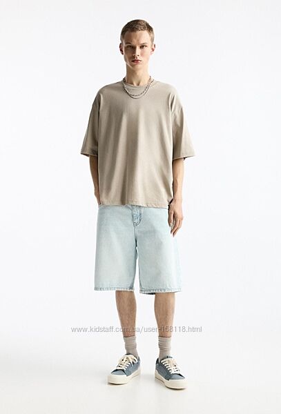 Круті чоловічі джинсові шорти Pull&Bear baggy - 29, 30, 31, 32, 36