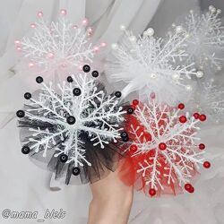 Сніжинки різні кольори
