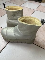 Ботинки mollis Италия перламутровые