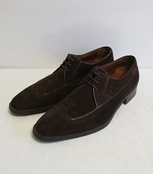 A. Testoni Black Label Wingtip Derby замшевые туфли