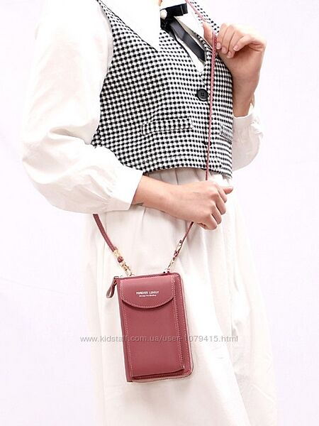 Женский кошелек  Женское портмоне Клатч для телефона Forever Lovely