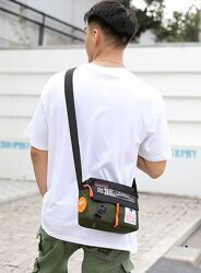 Мужская сумка мессенджер через плечо Haoshuai почтальонка Сумка кросс боди