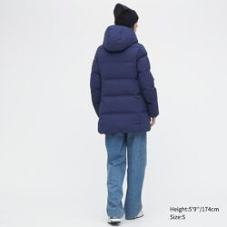 uniqlo пальто пуховик