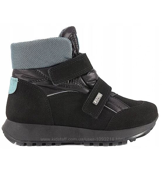  Зимові ортопедичні черевики Bartek 21-17165002-Black черный