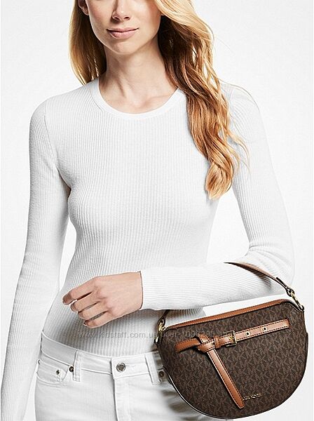 Michael Kors Emilia Medium Logo Shoulder Bag новая оригинал сумка