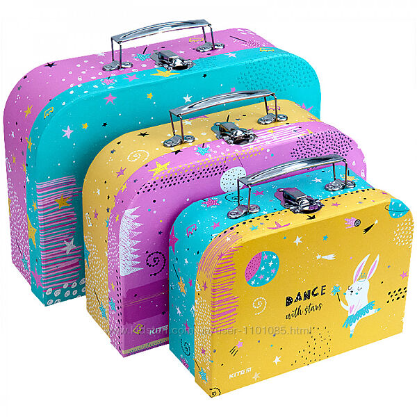 Набір валіз картон Kite Magic Bunny 