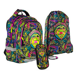 Рюкзак з наповненням пенал сумка для взуття Kite DC comics SETDC21-700М-2, 48374