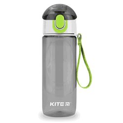 Пляшечка для води 530 мл сіро зелена Kite K22-400-04, 62360