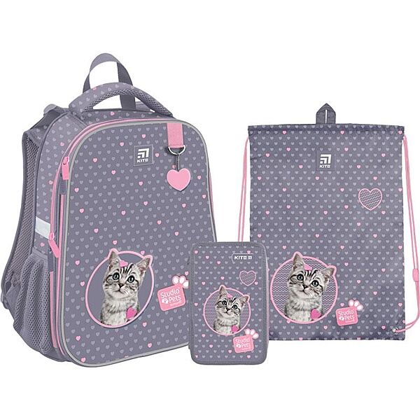 Рюкзак з наповненням пенал сумка для взуття Kite Studio Pets SETSP22-531M, 61876