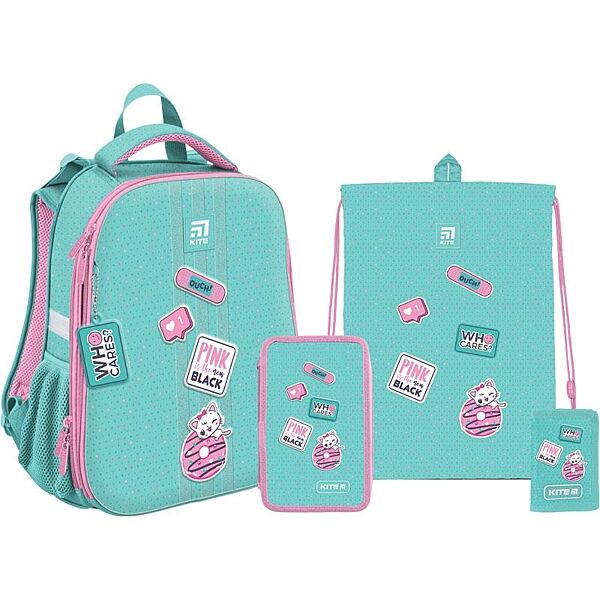 Рюкзак з наповненням пенал сумка для взуття гаманець Kite Moodboard SETK22-531M-2, 61883