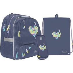 Рюкзак з наповненням пенал сумка для взуття Kite Tetris SETK22-756S-1, 61935