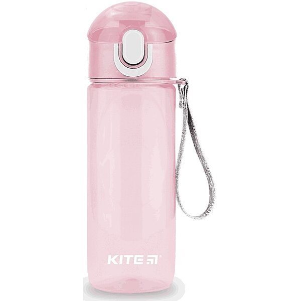 Пляшечка для води 530 мл ніжно рожева Kite K22-400-01, 62356