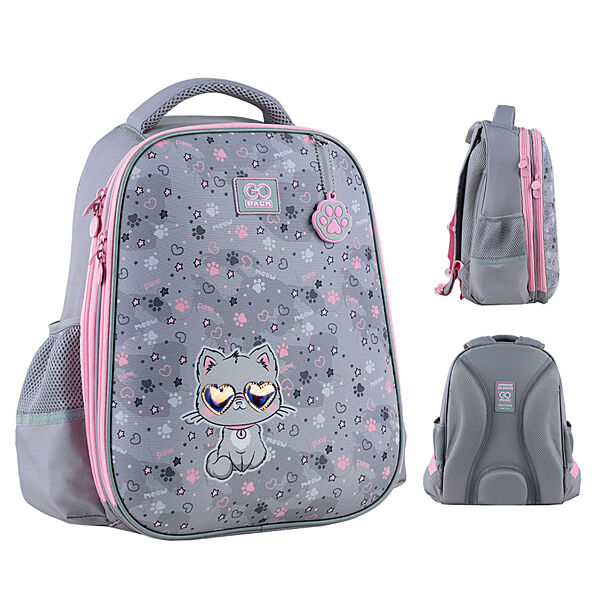 Рюкзак шкільний напівкаркасний Meow GoPack Education GO24-165M-3, 66816