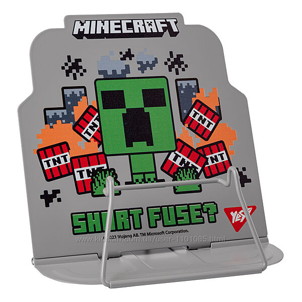 Підставка для книг фігурна Yes Minecraft метал