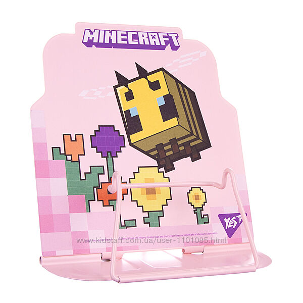 Підставка для книг фігурна Yes Minecraft. Spring метал
