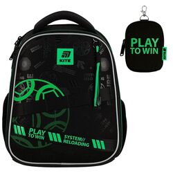 Рюкзак шкільний каркасний kite education play&win k25-555s-2