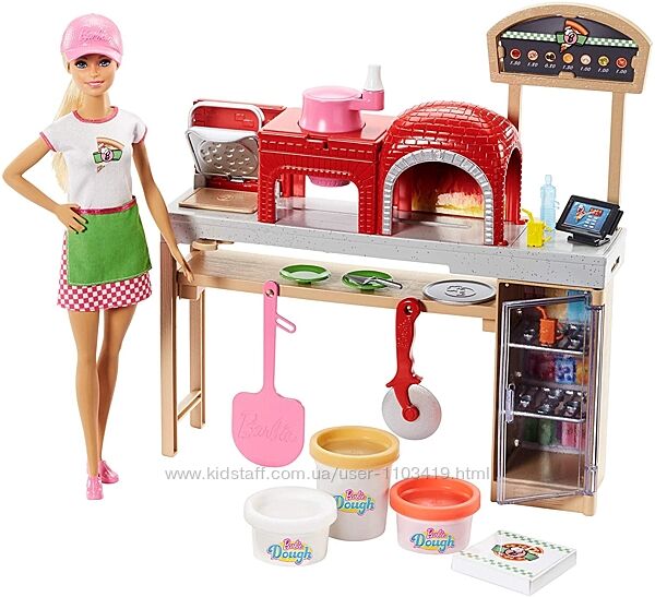 Ігровий набір Barbie Pizza Chef Doll Лялька Барбі Піцца-шеф FHR09