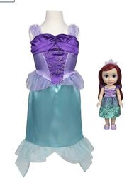Принцесса Дісней лялька Русалонька Аріель і сукня для дівчинки набір Ariel 