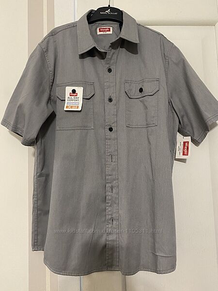 Стильна фірмова рубашка Wrangler r M виробник Кенія Проліт нова