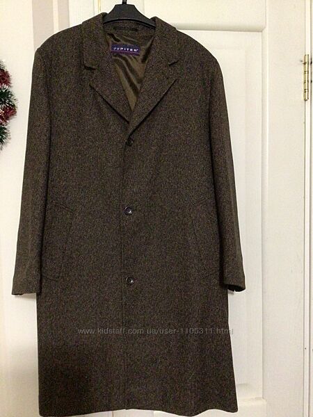 Стильное шикарное мужское пальто  jupiter новое р 50/52 пролет модн цвет  m