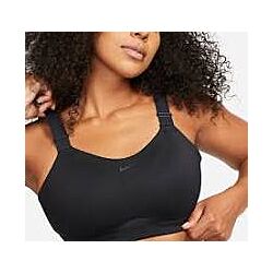 Спорт бра nike w nk df alpha bra dd0430-010 р. xl-a/b чорний пролiт