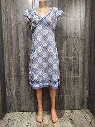 Легкое женственное платье льняное, из льна, лен Пог-51 см