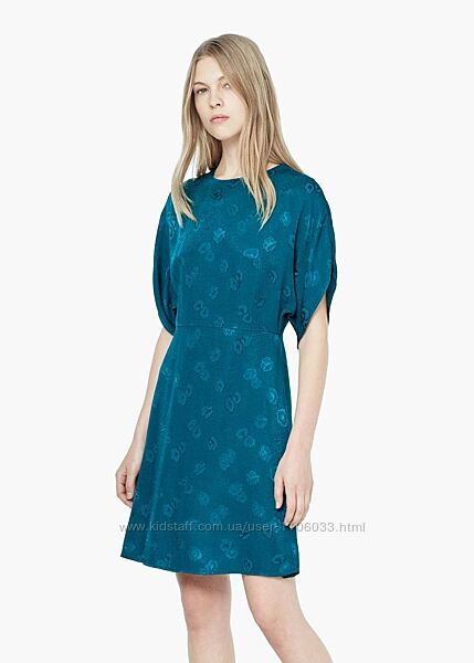 Платье летнее mango голубое платье манго платье летнее короткое платье в цв