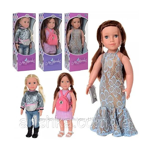 Интерактивная кукла Ми-Дівчатка 48 см, тм Limo Toy, украинский язык