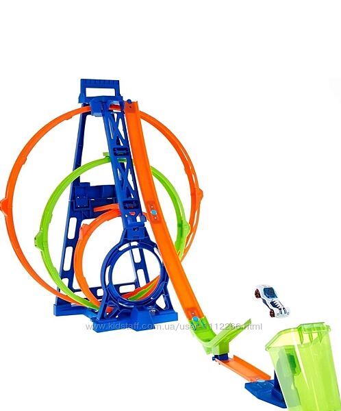 Hot Wheels Triple Looping Track гоночний трек