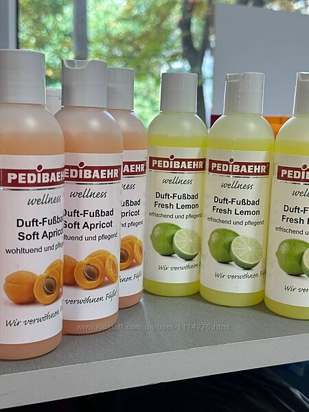 Фруктова ванна для ніг з екстрактом абрикоса 200мл, baehr