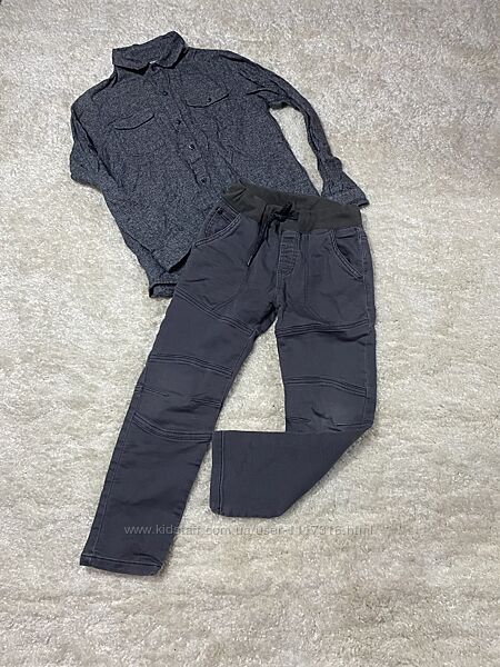 Стильний набір на хлопчика сорочка джинси розпродаж. Сорочка стильна