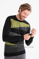 Мужской свитер из хлопка с немецкого сайта C&A, р-р S