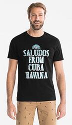 Легкая хлопковая футболка с приветом из Кубы, комфорт, качество, р-ры M, L
