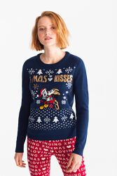 Стильний різдвяний светр з Міккі, створений в Німеччині, розмір S 158-164