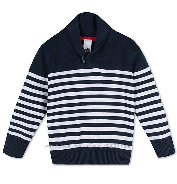 Стильний темно-синій дитячий светр із бавовни від німецького бренду