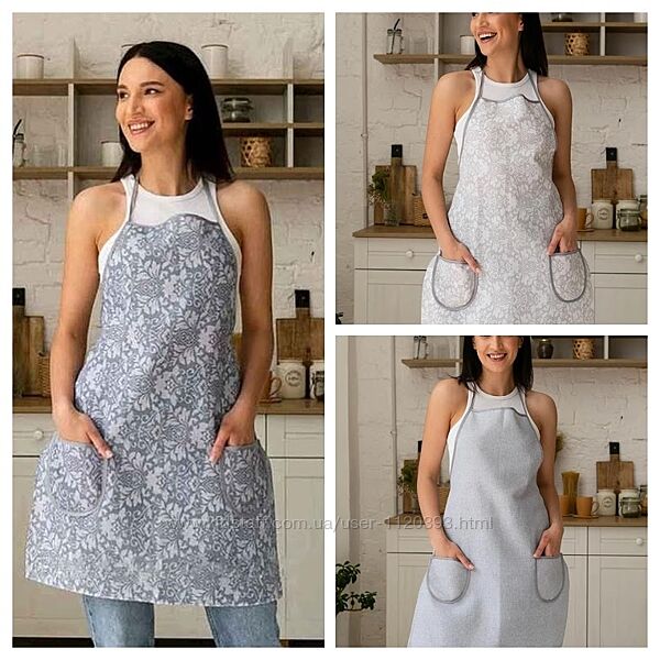 Фартухи з рогожки - бавовна, рушники, прихватки, скатертини.