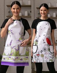 Фартухи з рогожки - бавовна, рушники, прихватки, скатертини.