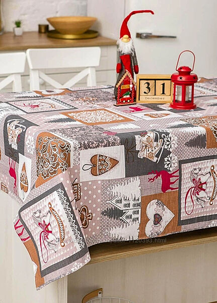 НОВИЙ РІК - скатертини, раннери, серветки, рушники