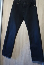 Джинси чорні преміум Levis 501 W30 L32 