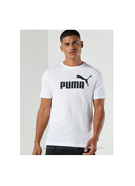 Футболка мужская puma ess logo tee новая оригинал