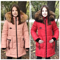 Зимнее пальто для девочки-подростка