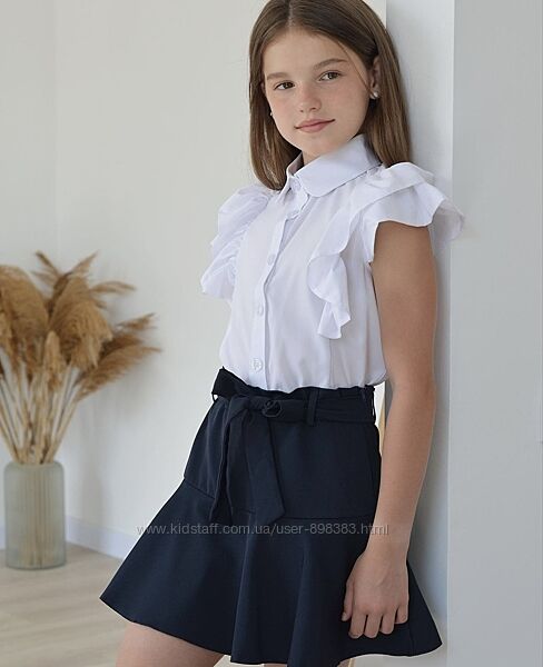 Модна юбка-шорти для дівчинки підлітка