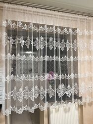 Красивая короткая тюль