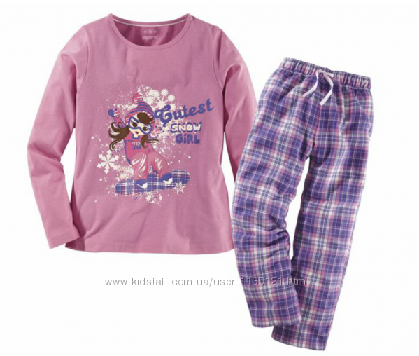 Пижамы девочкам, размер 146-152, Германия