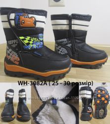 Зимние ботинки с ледоступами для мальчиков Alemy WH-3082А, р. 25-30