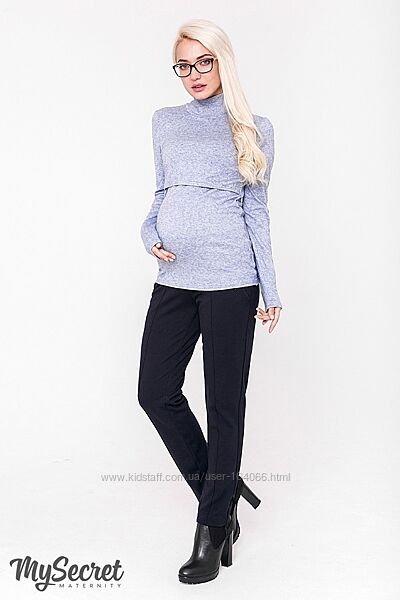 Теплі брюки для вагітних із  трикотажу  з начосом, С, М, ХЛ